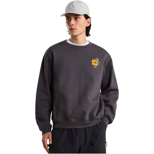 2026 The North Face Gear Up Get Out Sweatshirt NF0A8JB5 - Anthracite Grey
